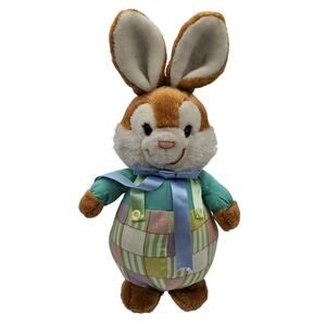 American Greetings 1989 Cute Bloomer Bunny Rabbit Plush Stuffed Animal 11-1/2"